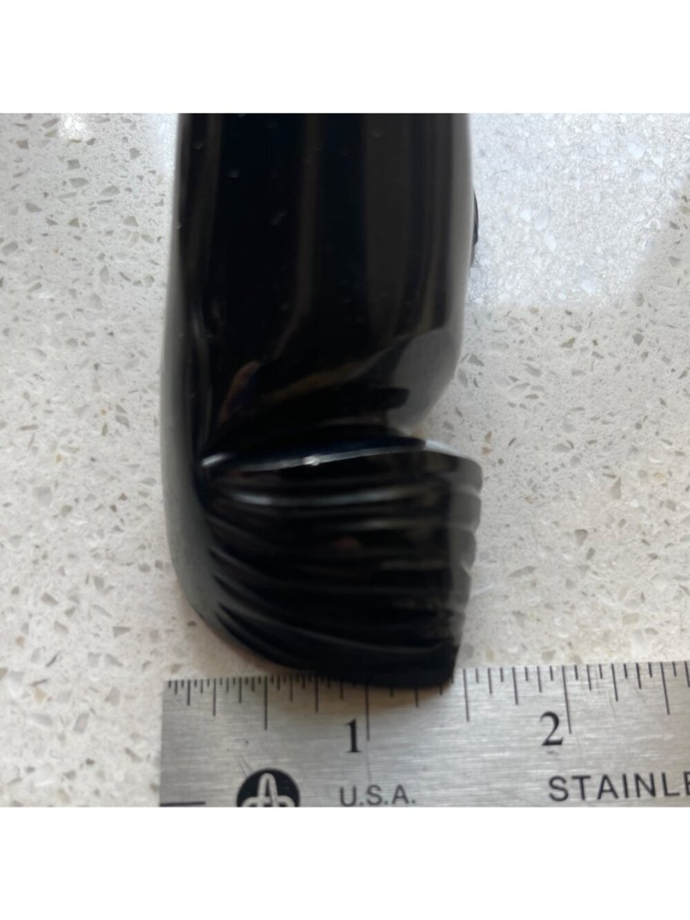 Hand Carved Sea Lion Sculpture Onyx Black Collectible 4.5" Long Approx. Gift Dad - Picture 15 of 15